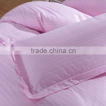 Dyed stripe fabric 50 polyester 50 cotton fabric for bedding sets in hotel