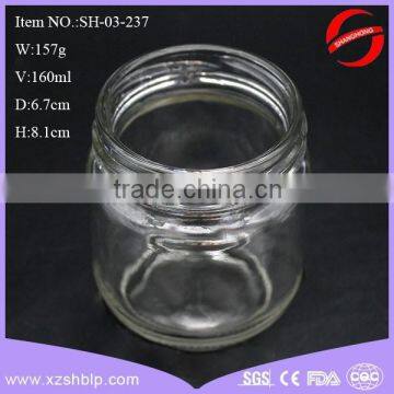 160ml Clear Glass Bee Honey Jar With Cap for Storage photo-2