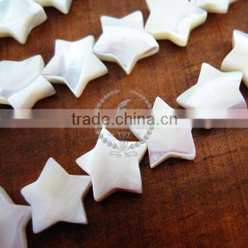 1string 15inch 8MM kawaii white star natural sea shell beads,mother of pearl shell beads,About 40pcs per string 3021045