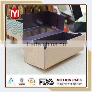 Hot selling custom Separated Sushi Clamshell With Lid,Food Sushi Packaging Box