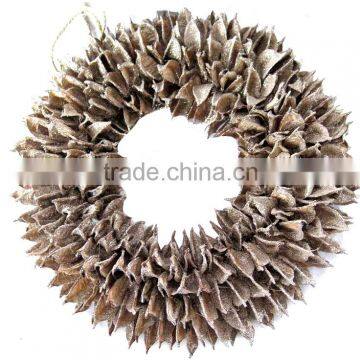 31CM CHRISTMAS NATURAL WREATH FOR CHRISTMAS DECORATIONS