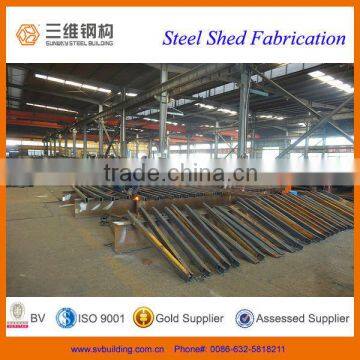 2014 new design structural steel shed building for sales