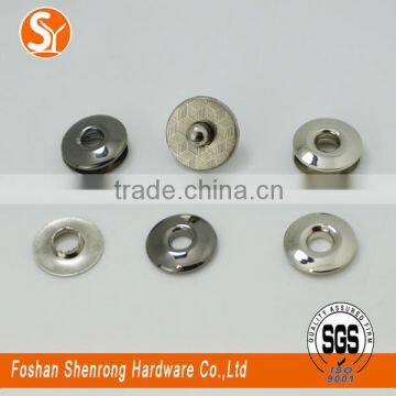 Glasses Case Metal Fitting Eyelet Magnetic Snap Black Nickel 17*2mm photo-4