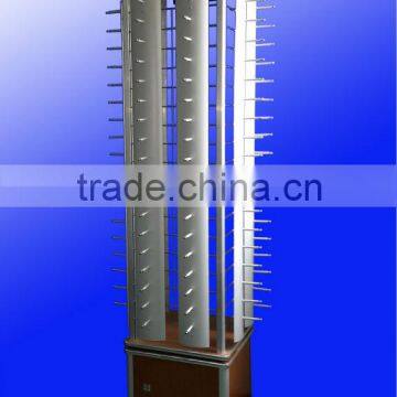 revolving sunglasses display stand;floor eyeglasses display rack;spectacles display shelf