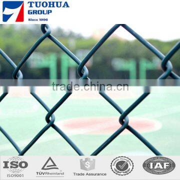 PVC coated chain link fence,black chain link fence