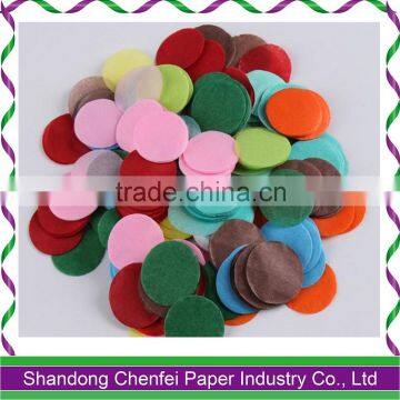 Mix colors circle table confetti Round shaped table confetti