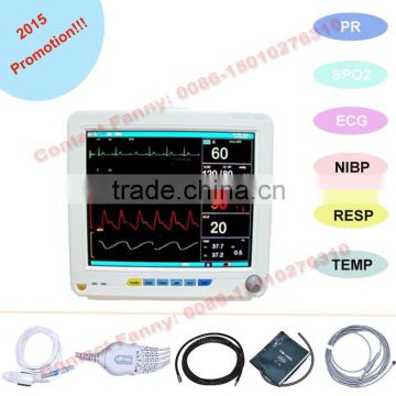 2016 Promotion!!!CE approved 12- Inch 6-Parameter Patient Monitor /ECG monitor RPM-9000A