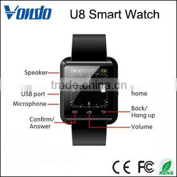 Vondo Hot Selling Bluetooth 4.0 Smart Watch For IOS/Android Cheap U8 Smart Watch photo-4