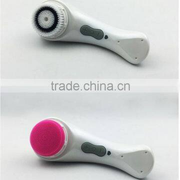 Waterproof Sonic Wireless Electric Vibrating Facial Clearnsing Brush photo-4