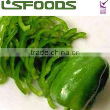 2014 new Chinese IQF frozen green pepper strips lowest price