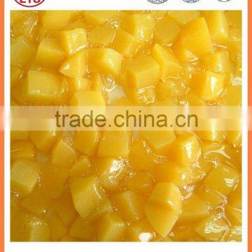 Chinese high quality canned yellow peach on sale with 3000g/tin