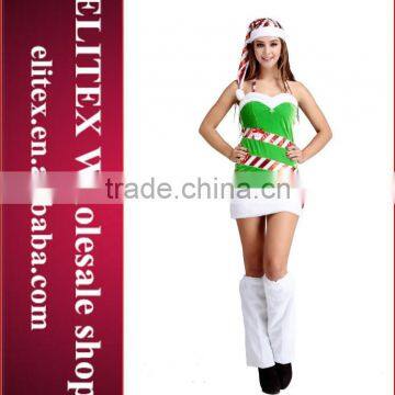 High-quality wholesale hot fashion unique woman christmas candy cane costume