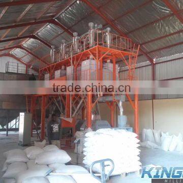 Kingoal Reliable Semolina flour production line,50-100T wheat flour milling machine