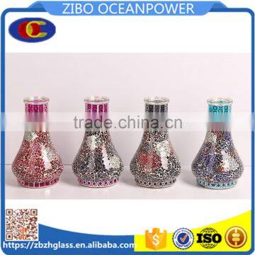 mosaic cover glass shisha base