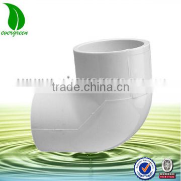 PVC pipe fitting 90 degree elbow