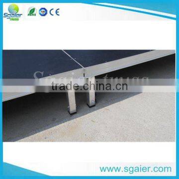 18mm Thickness Board Aluminum Seatings With Guardrail Used for Stadium and Church photo-4