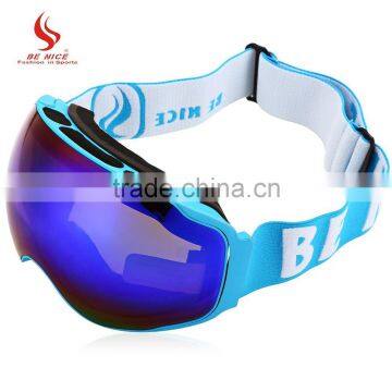 BENICE UV Protection Double Anti-fog Lens Big Spherical Skiing Glasses Snow Goggles photo-2
