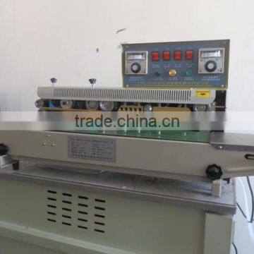 Three Row Printing Plastic Bags Sealing Machine With Good Quality photo-5