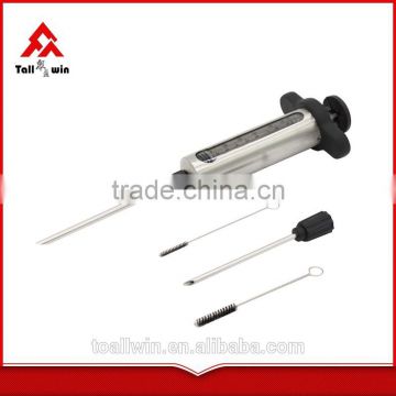 Stainless steel meat injector turkey baster marinade injector