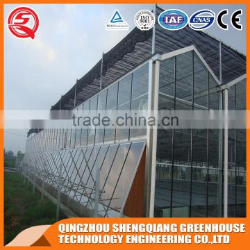 China agriculture hollow tempered glass greenhouse control system