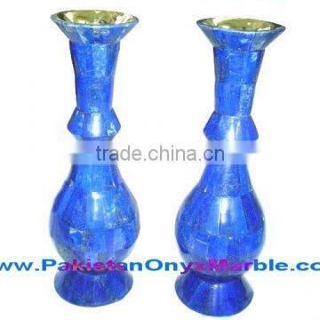 Factory Price FLOWER VASES LAPIS LAZULI HANDICRAFTS