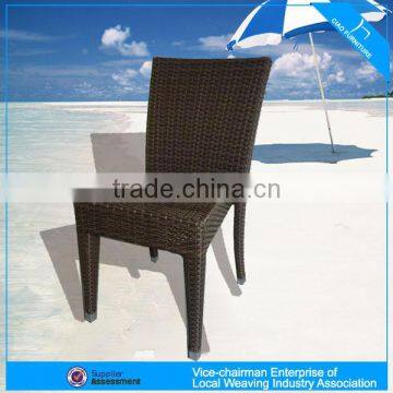 A - patio lounge seat cafe shop wicker side chair CF688C