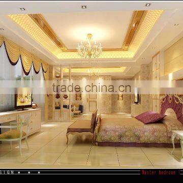 European Royal Interior Design 3D Rendering