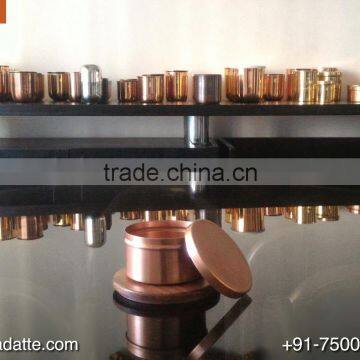 Copper Candle Jar With Lid photo-2