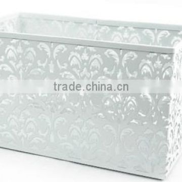 Rectangle Metal Mesh Storage Container, 270*145*152 mm