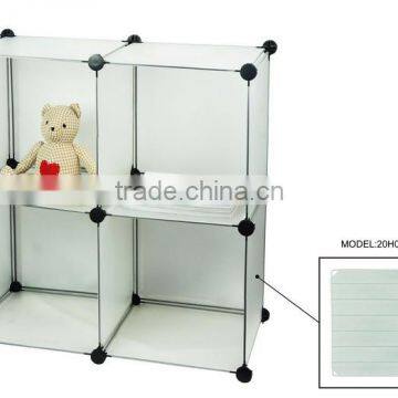 Store More Stackable PP Modular Storage Cubes White Organizer photo-2