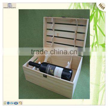Wholesale Unfinished Six Packs Europe Wood Beer Wine Box photo-3