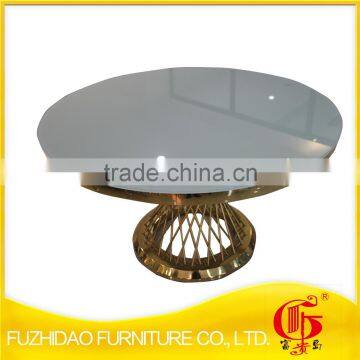 Stainless Steel Frame With Tempered Glass Top Banquet Table photo-4