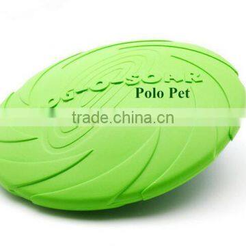 CY185 Eco-friendly Natural Rubber Pet Dog Toy Frisbee Dog Training Pet Product photo-4