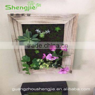 SJLJ013382 Artificial Plant Wall / Wholesale Artificial Succulent Plant for Wall Decoration photo-3