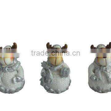 2014 New Handmade Resin Christmas Reindeers Gift for Sale