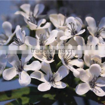 Home garden decoration 108cm hight white Single branch 6 heads small artificial wedding flowers ELTH03 0403