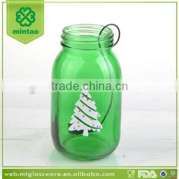 2016 New Hot Sale Custom Christmas Decorative Glass Candle Holder photo-3