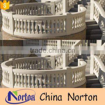 Natural stone modern balcony balustrade designs for sale NTMF-MB010Y