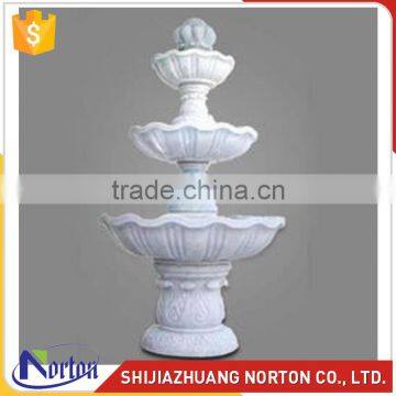 Three layers white water marble fountaion for sale NTMF-015LI