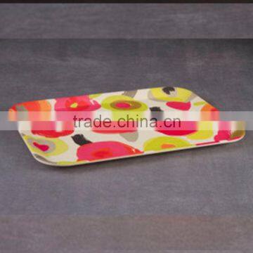 Factory Price Personalized Picnic Bamboo Fiber Tableware Set photo-3