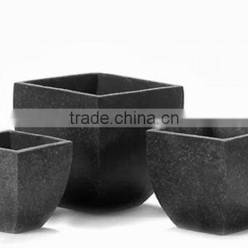 Square lightweight cement pots-Concrete flower pots-Terrazzo garden planters