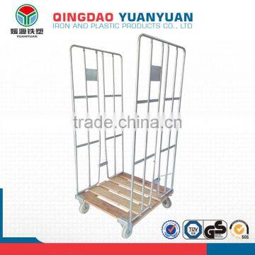 Wholesale 2 Sided Logistics Pallet Trolley Roll Container Storage Cage With Wheels photo-2