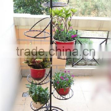 Flower pot plant metal display storage holder shelf