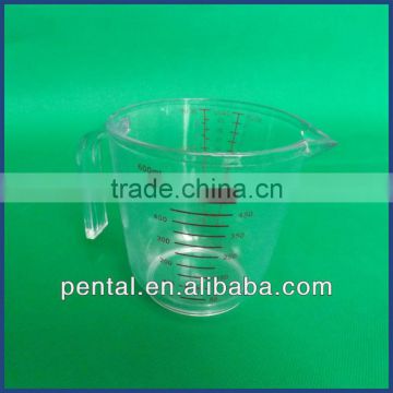 Transparent PP measuring pot