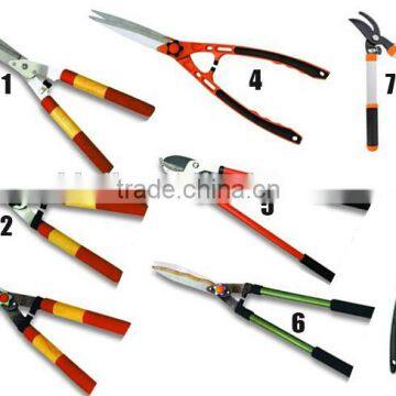 high quality aluminum handle lgardenshear, hedge shear,lopper,pruning shear,hand pruner,pruning saw