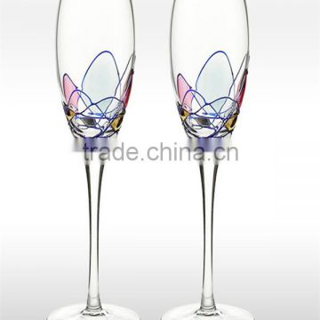 OEM hande made champagne glasses