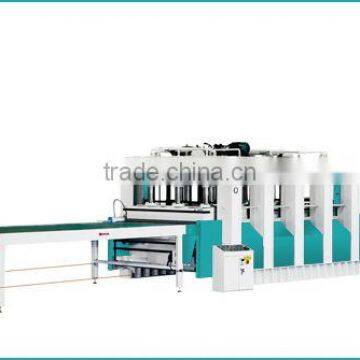 Short-cycle Lamination Hot Press SHW48-400T/1 with Press board size 4000x1600x45mm and Working pressure 400T