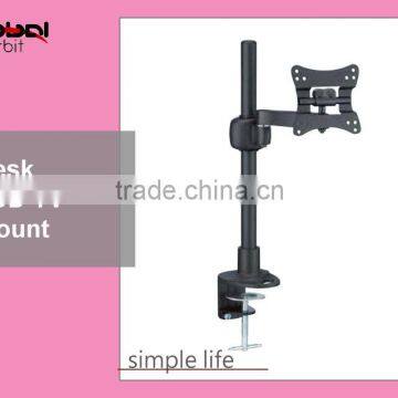 Support up to 27 Inch LCD Television Swivel Desk TV Rack Bracket Monitor Riser