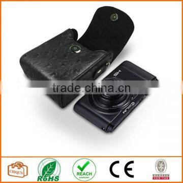 Leather [Deluxe Box] Protective Compact Case With Magnetic Closure and Strap Compatible With Digital Camera Digital Camera photo-3