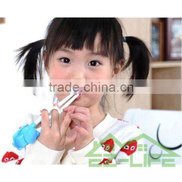 Stainless Steel Food Feeding Bowls With Spoon and Plastic Chopsticks Kids Tableware Set photo-2